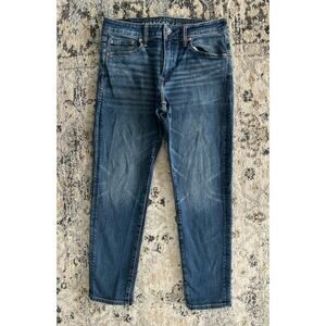 American Eagle Airflex Men’s Athletic Fit Denim Blue Jeans 30x30 Medium Wash
